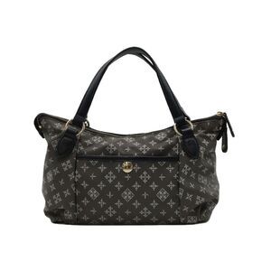 Russet Handbag Nylon Gray Overall Pattern